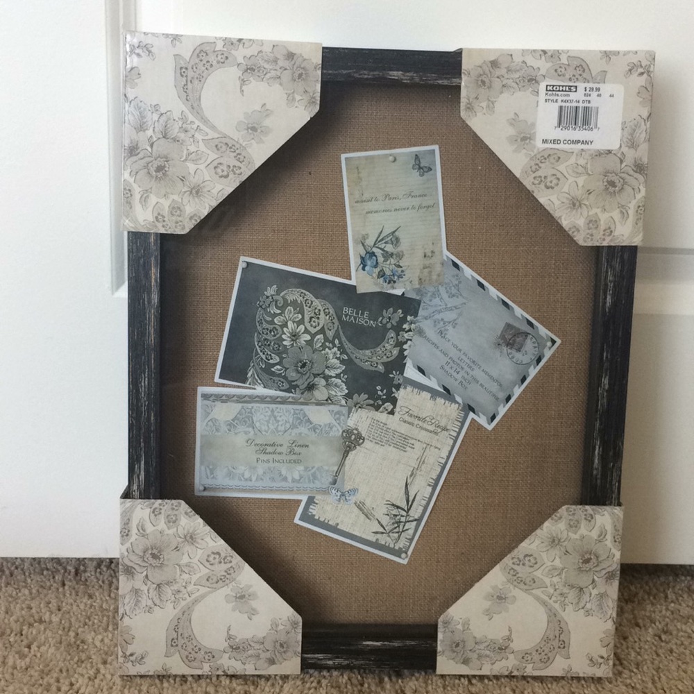 Rustic shadow box